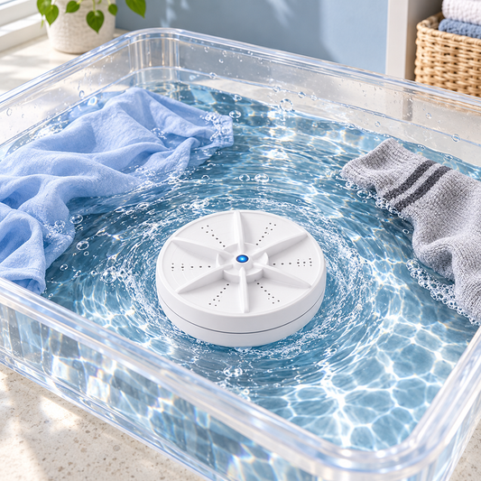 Portable Mini Washing Machine for Dishes & Laundry