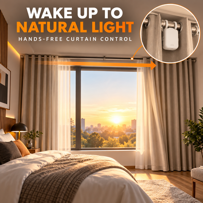 Automatic Curtain Opener – Smart Electric Curtain Motor for Grommet & Ring Curtains