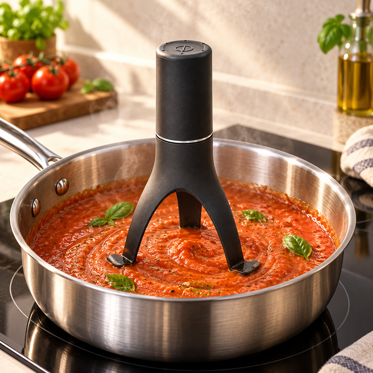 Automatic Pan Stirrer – Hands-Free Cooking Sauce & Soup Stirrer