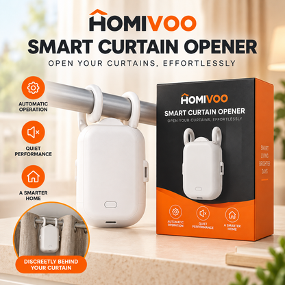 Automatic Curtain Opener – Smart Electric Curtain Motor for Grommet & Ring Curtains